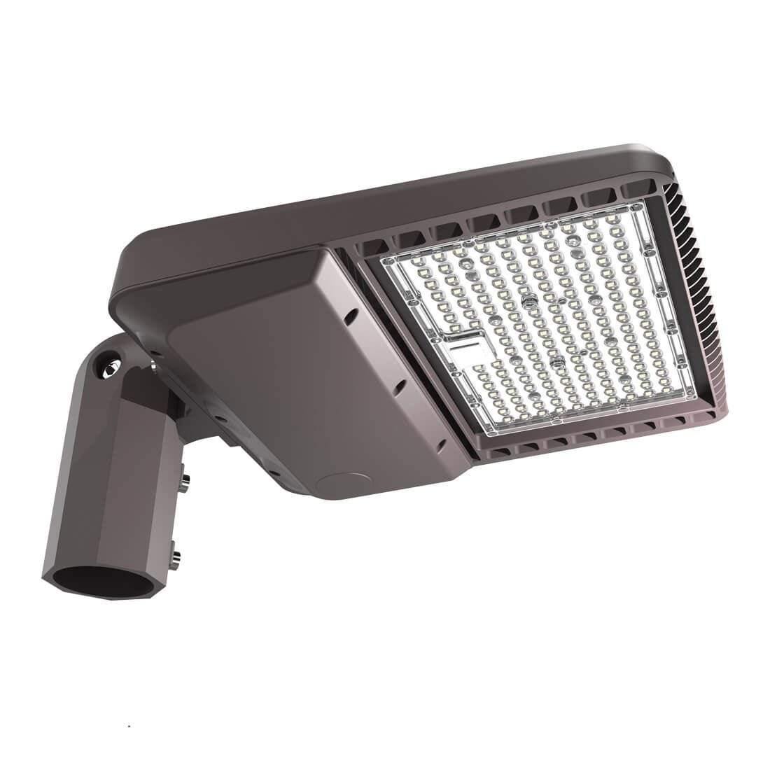 LED Parking Lot Light 150W | 5000K | 400W Equivalent - 19500 Lumens | LED Shoebox | Area Light (Slip Fitter Mount Included) - Carrier LED