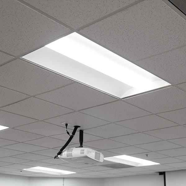 LED Troffer 2x4 | 40W/45W/50W - 35K/40K/50K - Wattage & CCT Selectable - 2 Pack - Carrier LED
