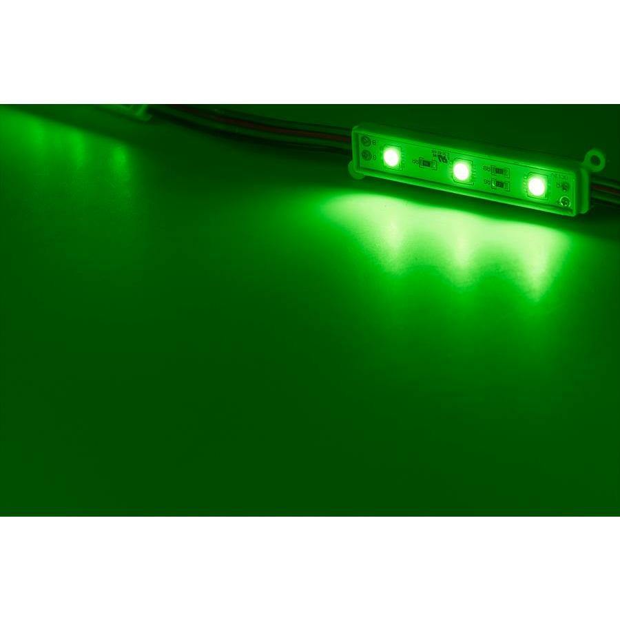 Multi-Color RGB 3 LED Light Modules | 12V - IP68 Waterproof - 3M Tape on the Back (50pcs Pack) - Carrier LED