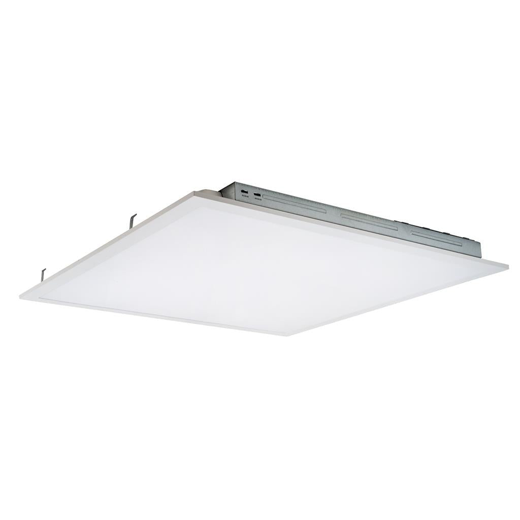 2'x2' LED Flat Panel, WATTAGE ADJUSTABLE 20W, 30W, 40W, CCT 4K, 5K, 6K, DIMMABLE - 6 Pack - Carrier LED